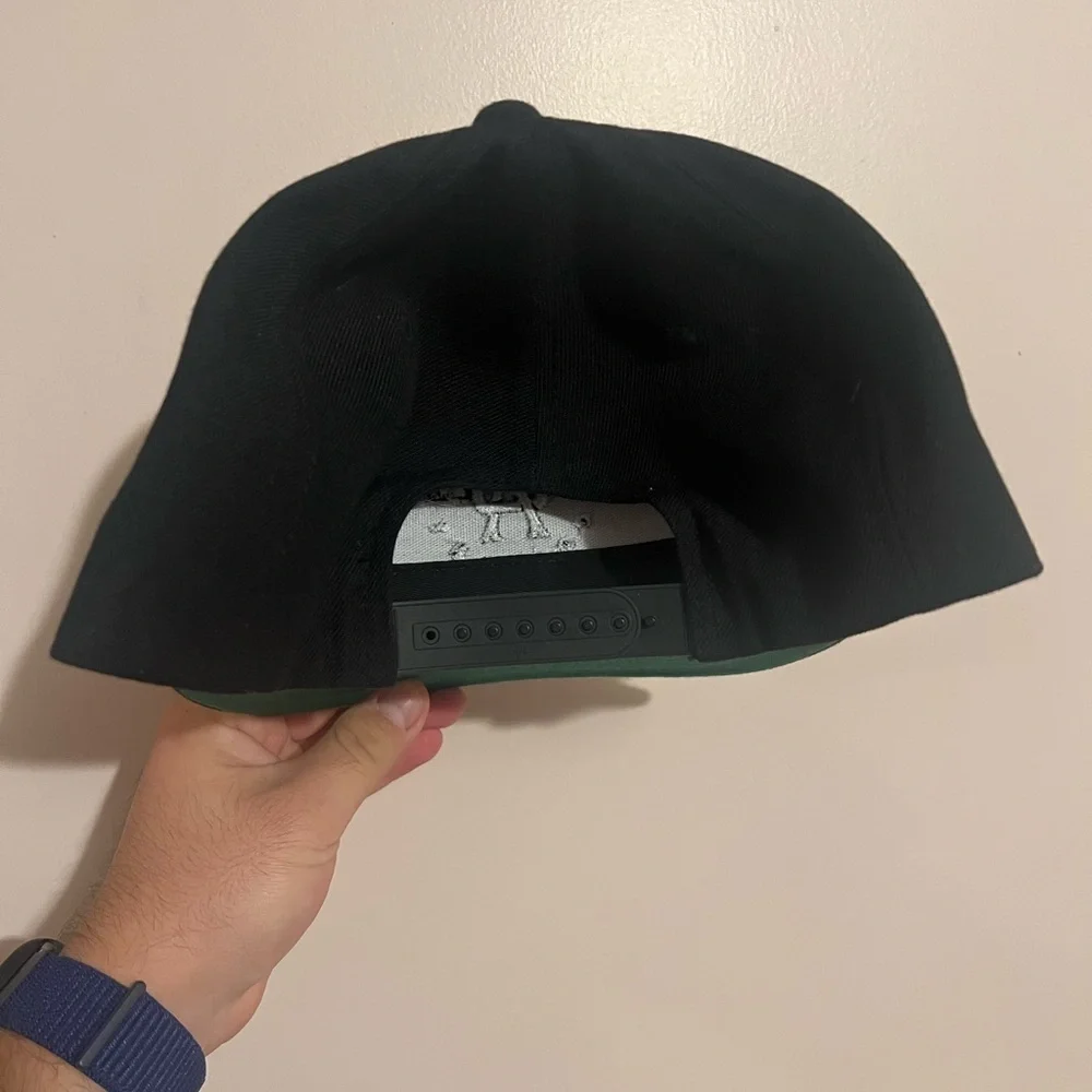 Black Actin Up Company Snapback Hat